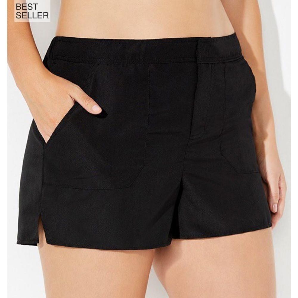 FULLFITALL - Black Cargo Swim Short